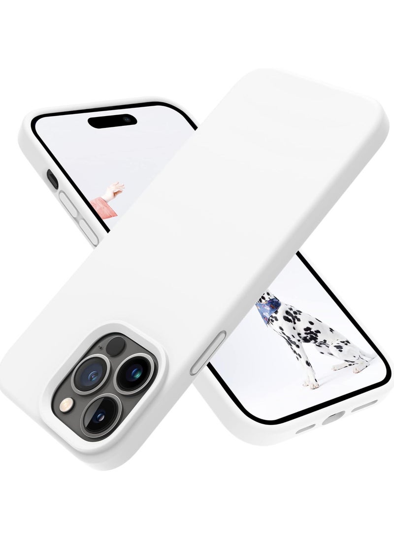 Generic - iPhone 15 pro Max Case Upgrade Defender Silicone Cover ShockProof Anti-Scratch Protective Phone Case (WHITE) - Image 1