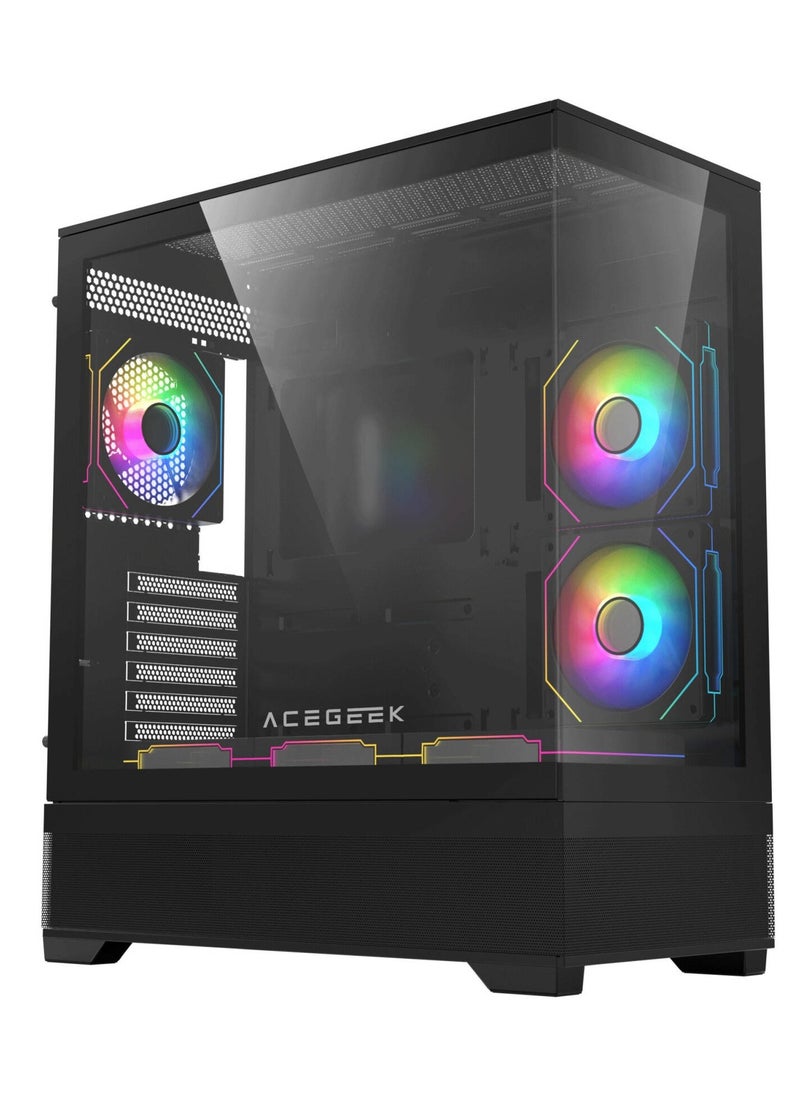 NANOTECH - كمبيوتر ألعاب Nanotech - Core i9-14900K، RTX 4060TI 8GB، 32GB DDR5 6000MHZ RAM، 2TB NVME SSD، L240 ARGB COOLER. (إنتل i9-14900K، RTX 4060TI) - Image 1