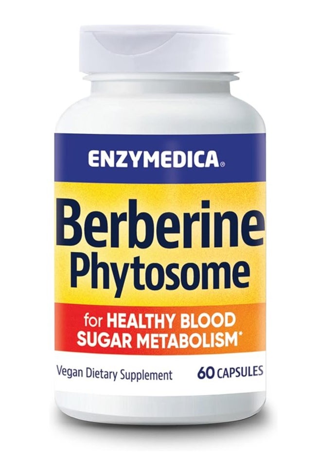 ENZYMEDICA - Berberine Phytosome 60 Capsules - Image 1
