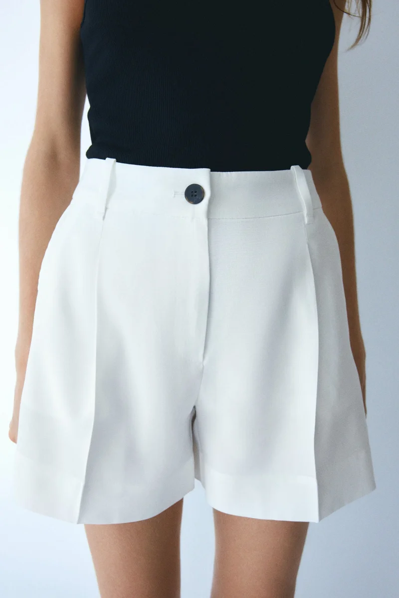 اتش اند ام Tailored shorts