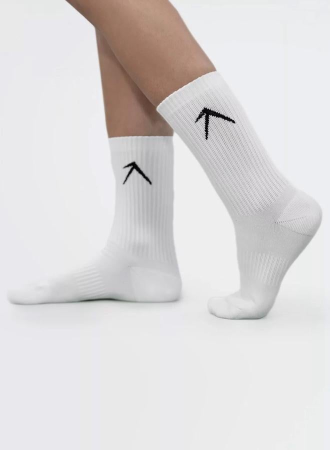 Wizard Pack of 3 - White Crew Dry Touch Socks - Image 1