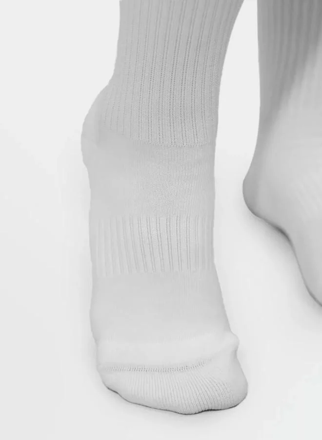 Wizard Pack of 3 - White Crew Dry Touch Socks