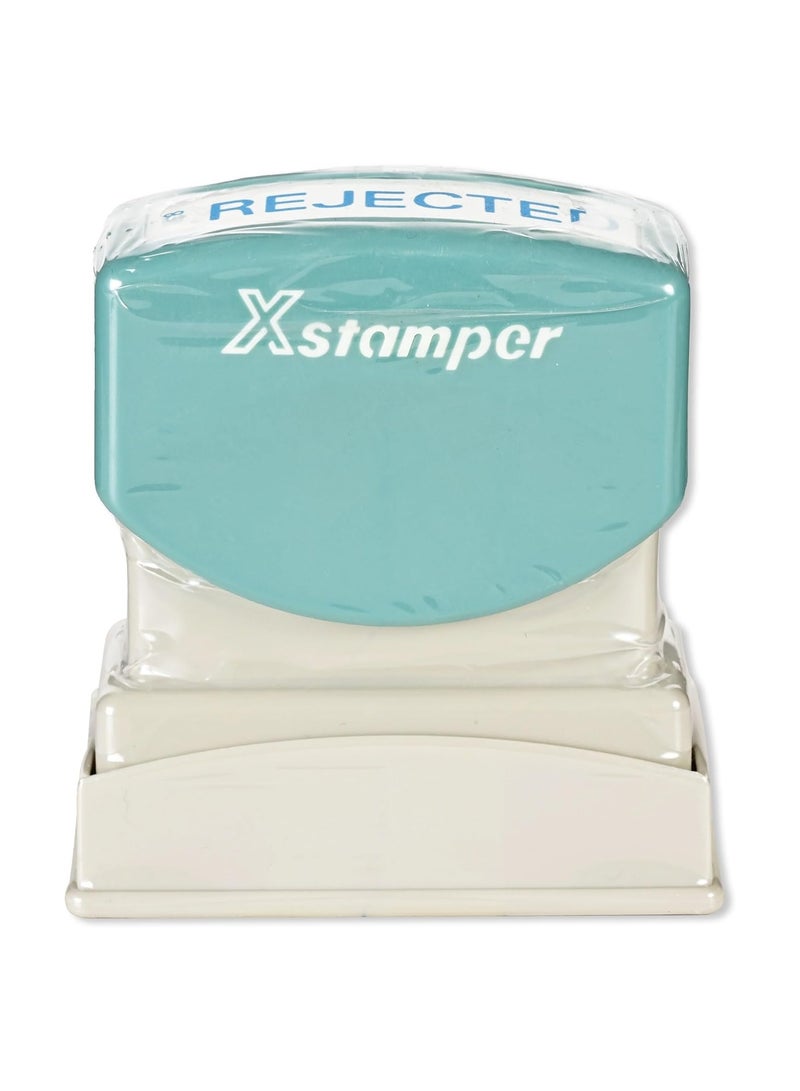 FIS Artline X-Stamper "REJECTED" for Office Business Supplies, Ink Blue - ARXTCXB1308 - Image 1