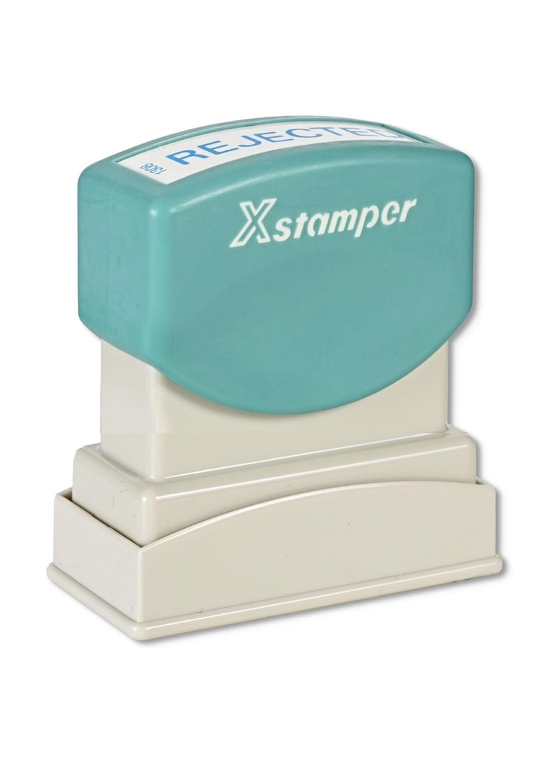 FIS Artline X-Stamper "REJECTED" for Office Business Supplies, Ink Blue - ARXTCXB1308 - Image 2