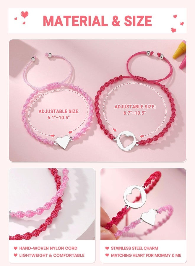 UPROMI First Day of Preschool Pre K Bracelet Back to School Mommy and Me Mom Mother Daughter Back to School Gifts - Image 4