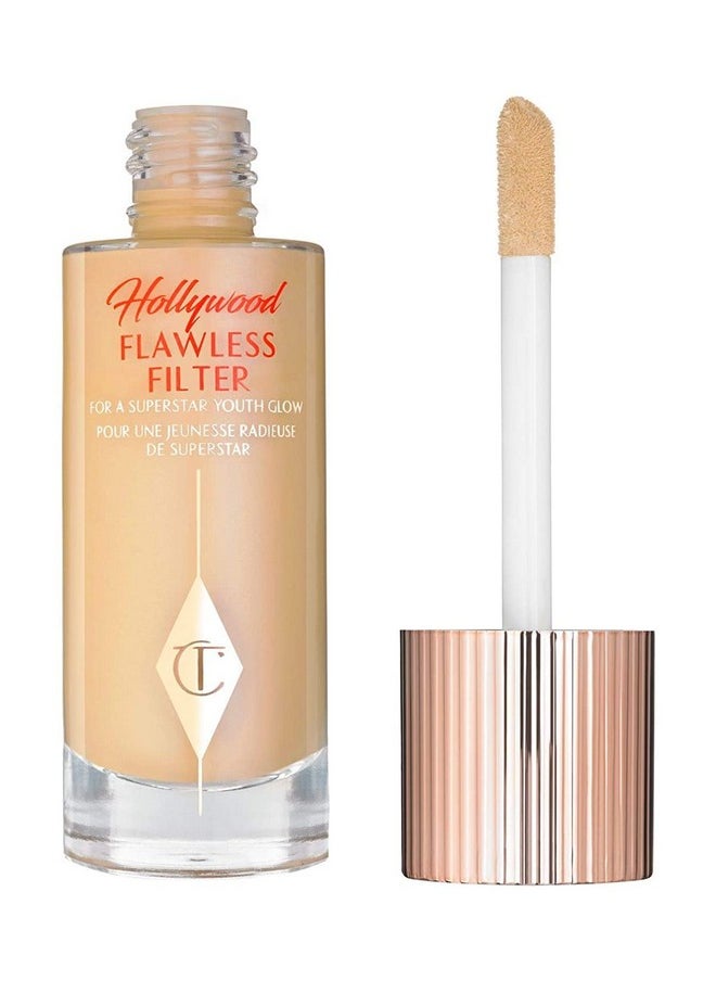 Charlotte Tilbury Hollywood Flawless Filter Face Foundation Primer & Highlight 1 Oz Full Size (Shade 7)  - Image 1