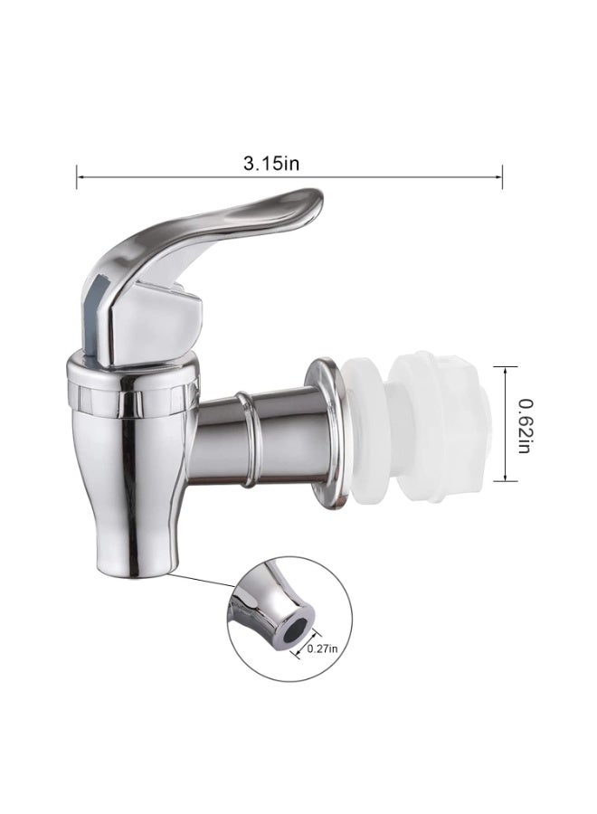 2 Pack Beverage Dispenser Spigot Replacement Spout, Universal Drink Water Dispenser Faucet for Juice Tea Water Containers - Image 4