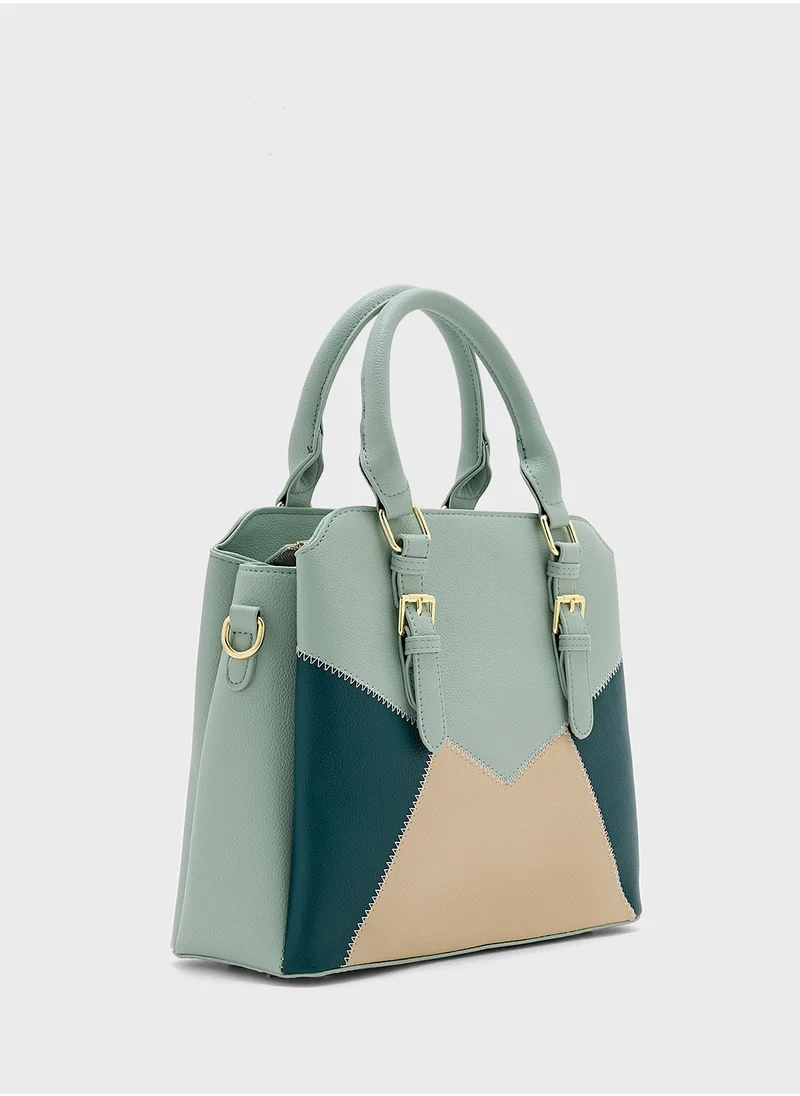 ELLA Color Block Satchel