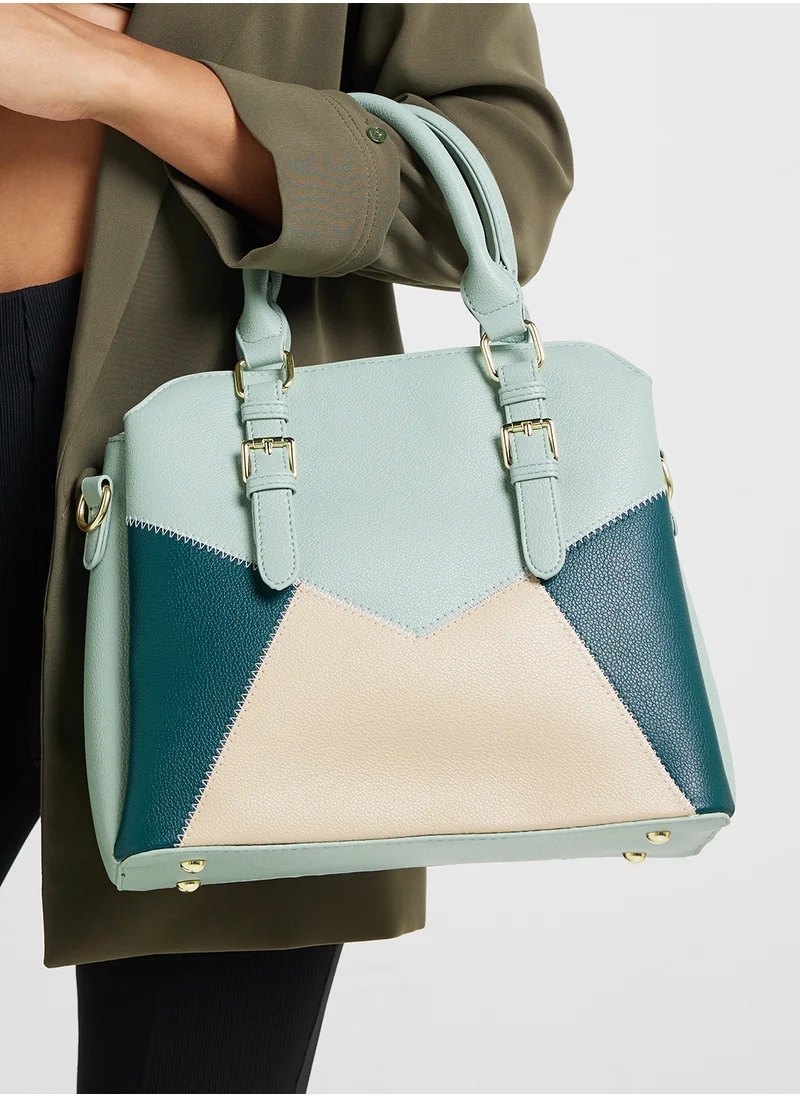 ELLA Color Block Satchel