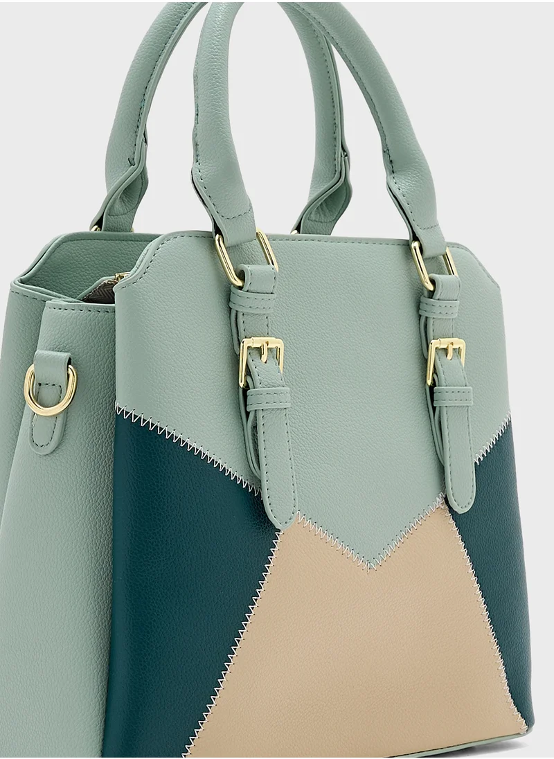 ELLA Color Block Satchel