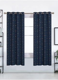 2 Panels Decorative Diamond Foil Printed Thermal Insulated Privacy Protection Room Darkening Curtains 100*250CM - pzsku/Z3B90EC6671E1F9444D49Z/45/_/1734605930/3c602edc-54a5-400e-a0c4-bd1df3eb98b7