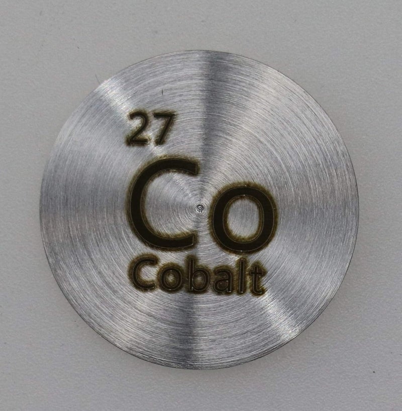 PFS Cobalt (Co) 24.26mm Metal Disc 99.95% Pure for Collection or Experiments - Image 4