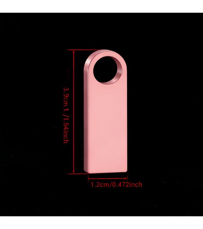 30 Pieces Custom Logo Blue Metal USB 2.0 Flash Drive 2GB Pendrive Best Gift - Image 3