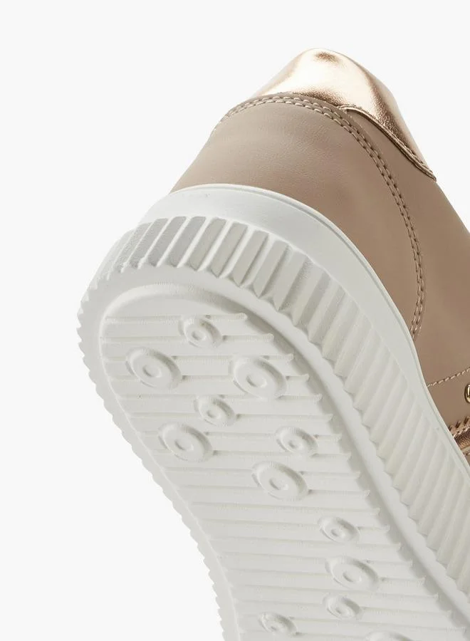Flora Bella By Shoexpress NUDE Flora Bella Women Lace-Up Sneakers for Women | Best Price UAE