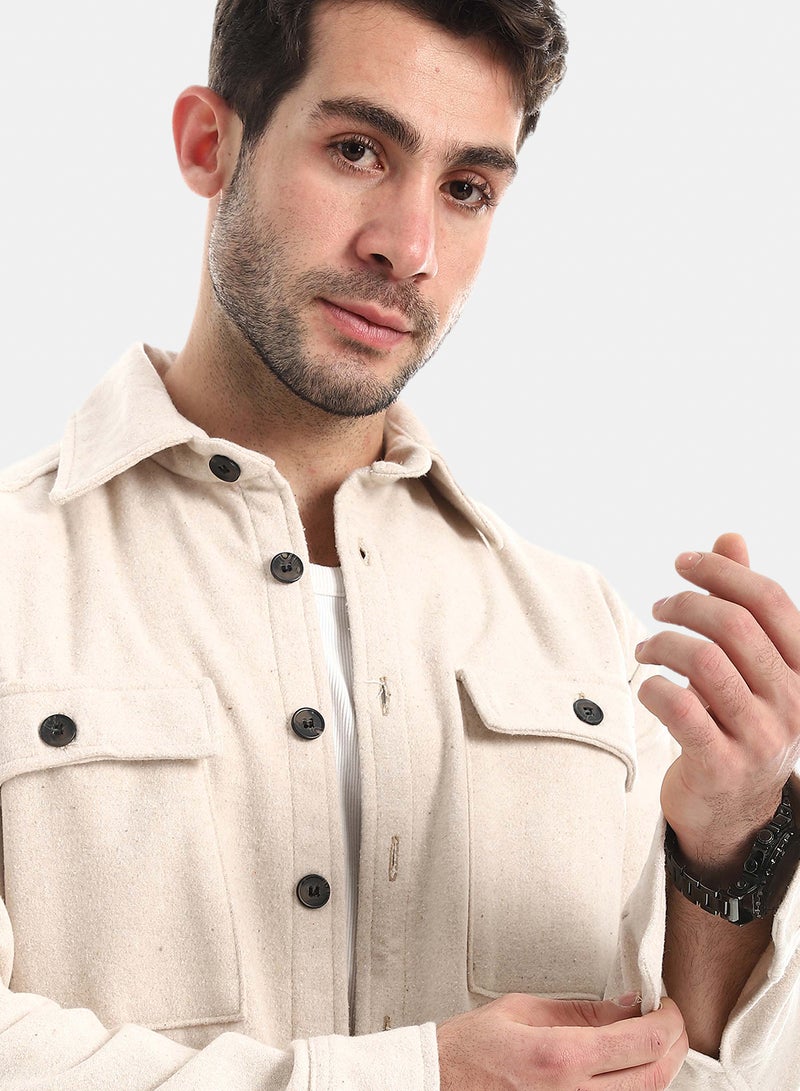 Red Circle Felt Shirt - Image 4