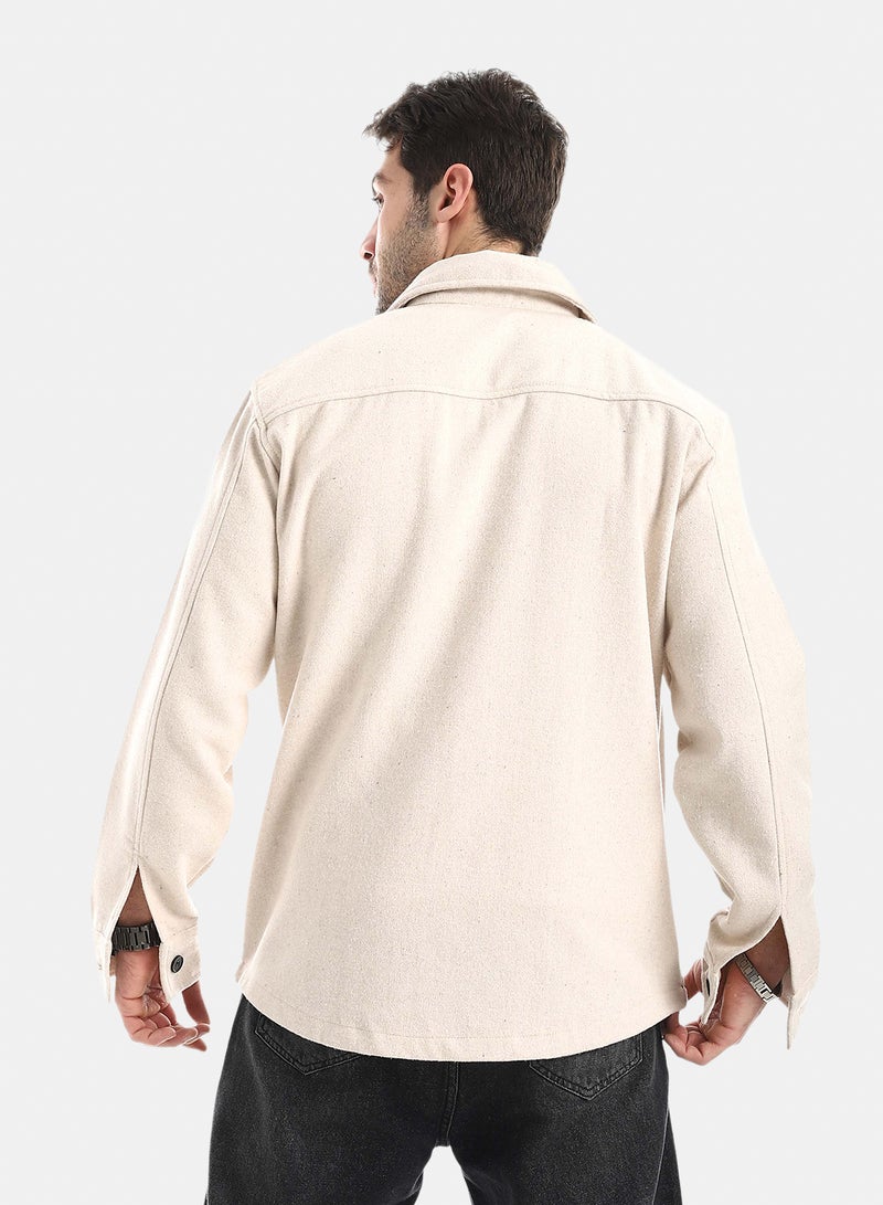 Red Circle Felt Shirt - Image 3