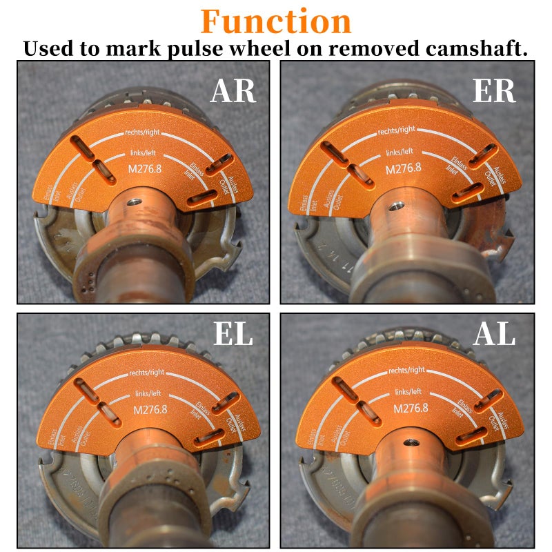Yuesstloo Camshaft Adjuster Tool Kit 4 Pcs, Compatible with Benz M152, M276.8, M276.9, M278/M157 - Image 5