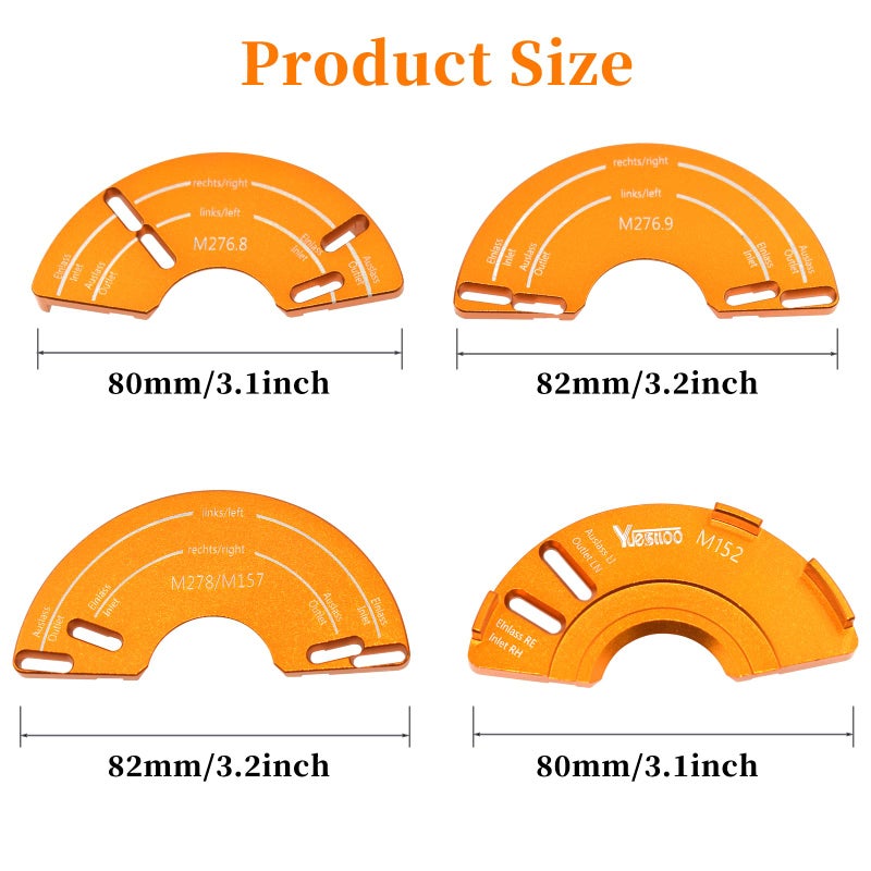Yuesstloo Camshaft Adjuster Tool Kit 4 Pcs, Compatible with Benz M152, M276.8, M276.9, M278/M157 - Image 4
