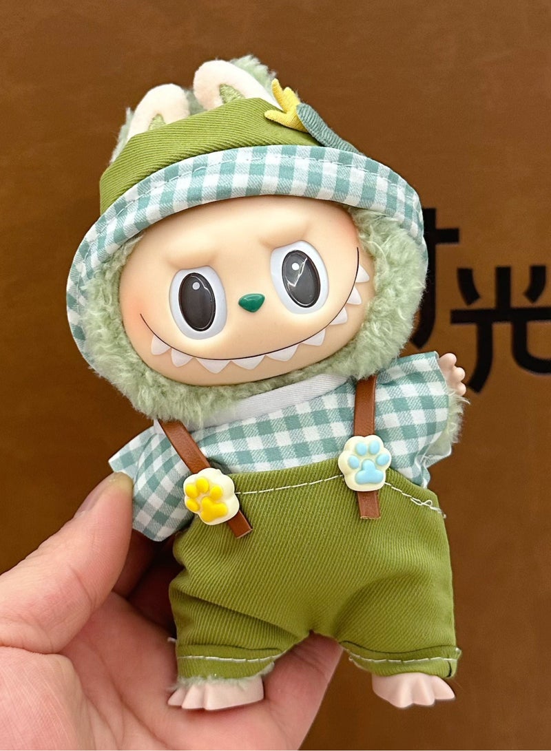 Labubu Doll Clothes,Labubu Clothes,Handmade Crochet Doll Clothes,  for 6.7 Inch Doll,High Quality Labubu Clothes with Accessories,Elegant Clothes for Labubu Dolls