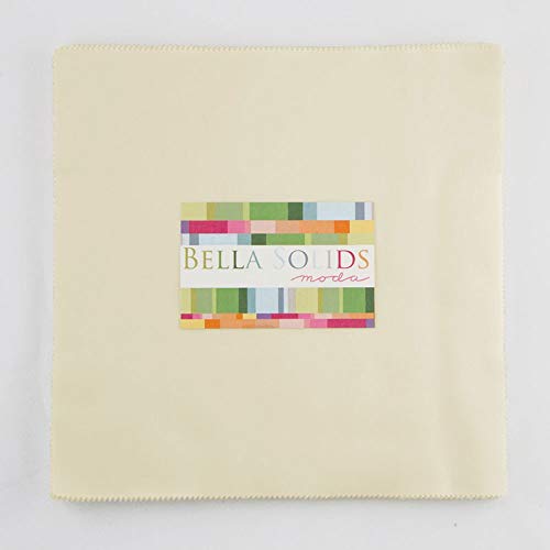 Moda Fabrics Bella Solids Snow Junior Layer Cake 20 10-inch Squares Moda Fabrics 9900JLC 11 - Image 4