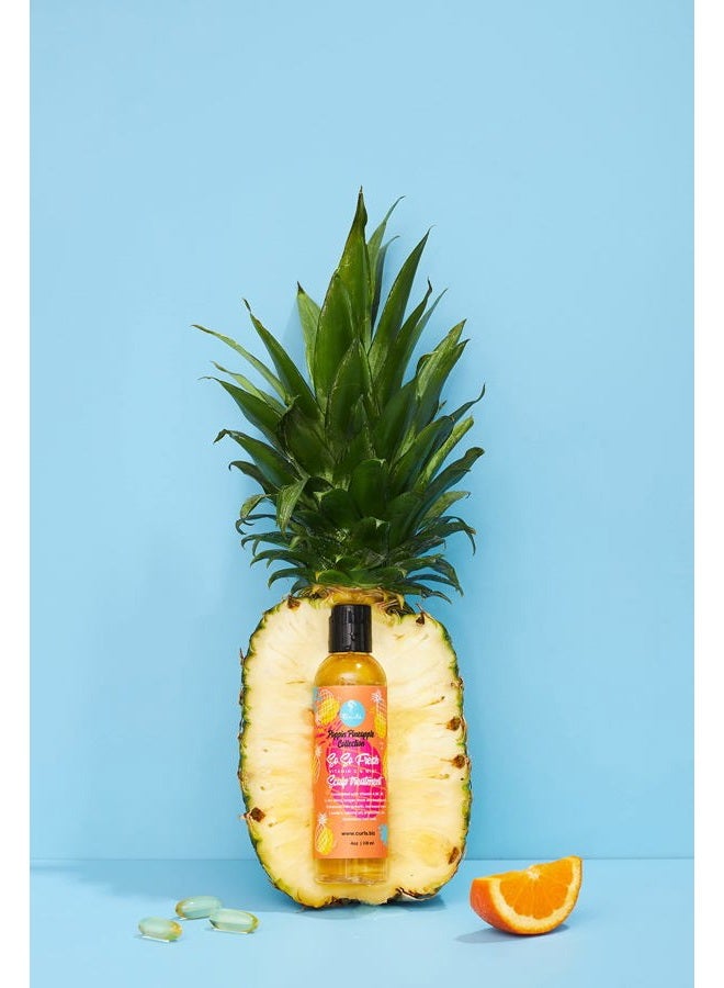 Curls Poppin Pineapple Collection - So So Fresh Vitamin C Scalp Treatment 4oz - Image 3