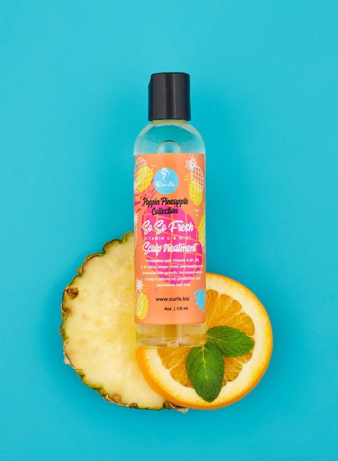 Curls Poppin Pineapple Collection - So So Fresh Vitamin C Scalp Treatment 4oz - Image 2