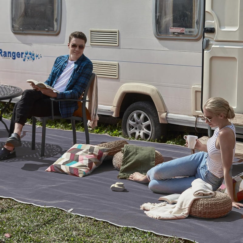 CGEAR Original RV Camping Mat - Sand Free, Water-Resistant, UV Resistant, Military Grade Construction - Image 2