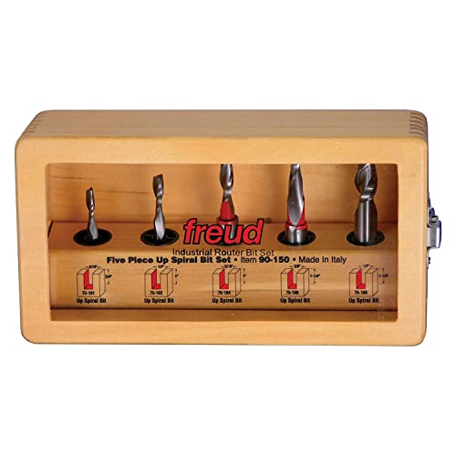 Freud 90-150: 5 Piece Up Spiral Bit Set - Image 2