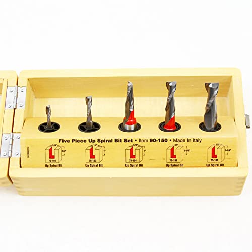 Freud 90-150: 5 Piece Up Spiral Bit Set - Image 4