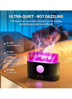 Max Salt Lamp Essential Oil Diffuser 7 Color Gradient LED Lights Ultrasonic Humidifier Aromatherapy Diffuser Mist Modes For Home Bedroom Office Auto Shut-Off 200ML  - Image 1