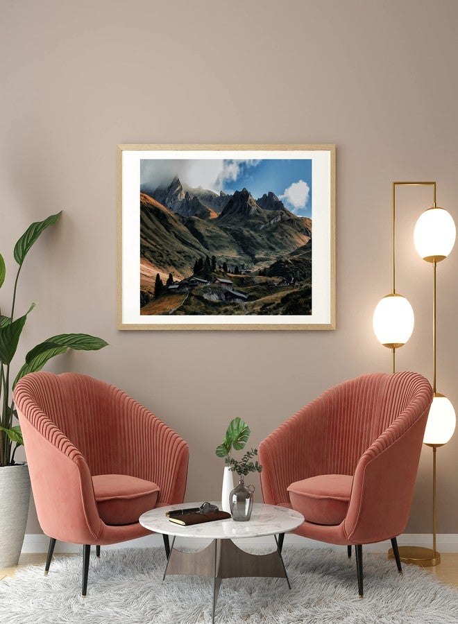 Print Panda Fabulous Landscape Wall Poster for Home Decor, Living Room, Bed Room, Kids Room, Play Room, Restaurant, Hotel (Self Adhesive Vinyl, Water Proof) (R013) (3 ft x 2 ft) - Image 2