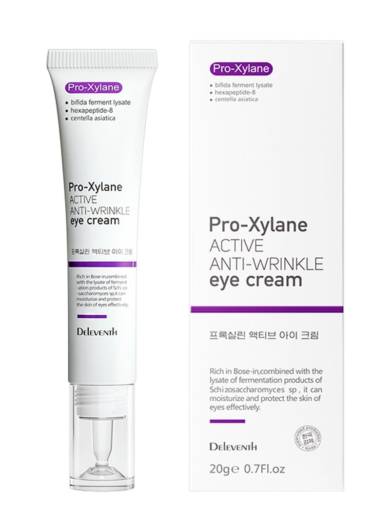 DEleventh Korean Brand Pro-Xylane Active Anti-Wrinkle Eye Cream 20g / Anti-Aging, Anti-Oxidation, Fade Fine Lines, Reduces Wrinkles, Dark Circles & Puffiness for Youthful, Bright Eyes - Image 1