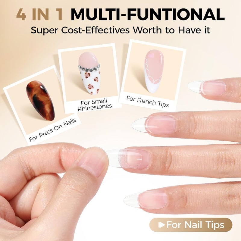 UNA GELLA Strong Nail Glue Gel, 15 ml x 2 Pieces, No UV/Light Lamp Nail Glue, Quick Drying, Super Strong Nail Glue for Press-On Artificial Nails, Tips Extension, DIY Kit Tiered purchase options - Image 5