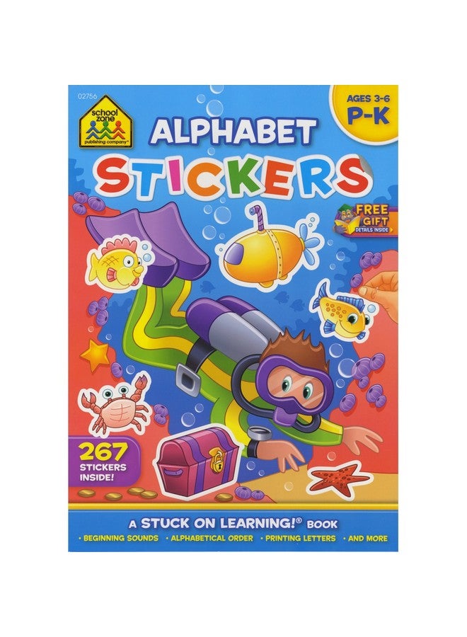 School Zone Sticker Workbookalphabet Fun Grades Pk - Image 1