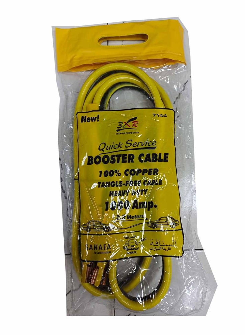 3XR Premium Jumper Cables - 100% Copper 1000Amp Heavy Duty Booster Cables, 2.2M Tangle-Free - Image 3