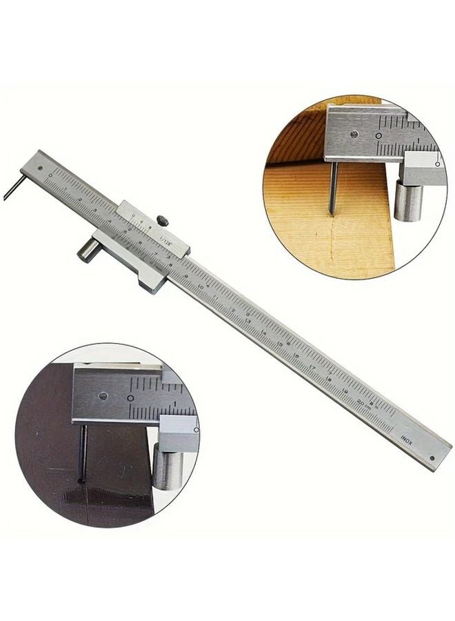 0 200mm Vernier Caliper With Carbide Scriber Parallel Marking Gauge Measuring Tool - Image 2