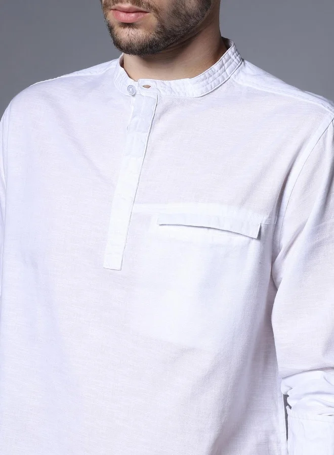 هاي ستار Men White Shirts