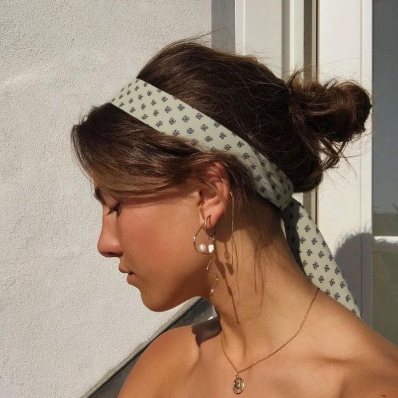 THENEXTLOVE Soft Cotton Viscose Bandana 22''x22'' for Women and Men Multi-purpose Headband Hair Scarf Handkerchief as Gifts(A3-Olive) - Image 3