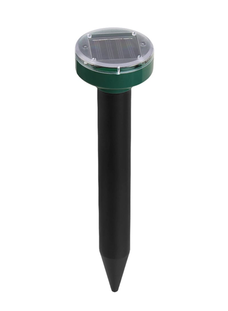 SYOSI Solar Mole Repellent Ultrasonic, 1Pcs Gopher Mole Stopper Solar Powered, Sonic Mole Deterrent Groundhog Chipmunk Snake Rodent Vole Spikes Chaser Squirrel Rat Control Lawn Garden Yard - Image 1