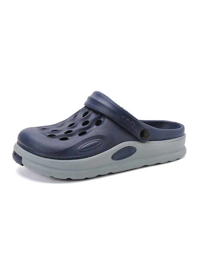NIBEMINENT Men's Summer Outdoor Sandals Casual Slip-On Shoes Student Half Slippers Beach Shoes Rubber Bottom  - Image 1