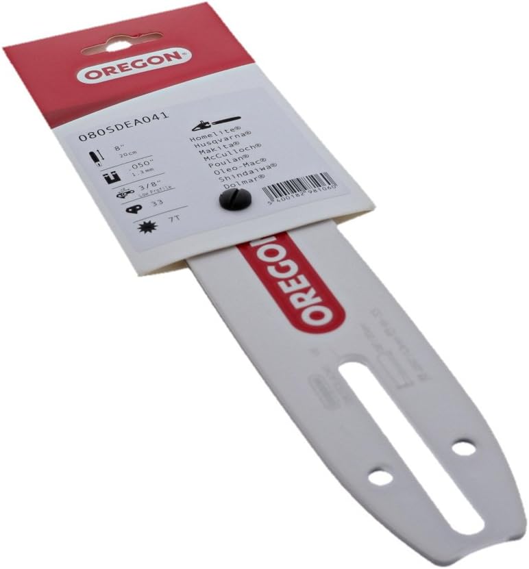 8" Single Rivet Guide Bar, .050" Gauge, Sprocket-Nose, 3/8" Low Profile Pitch