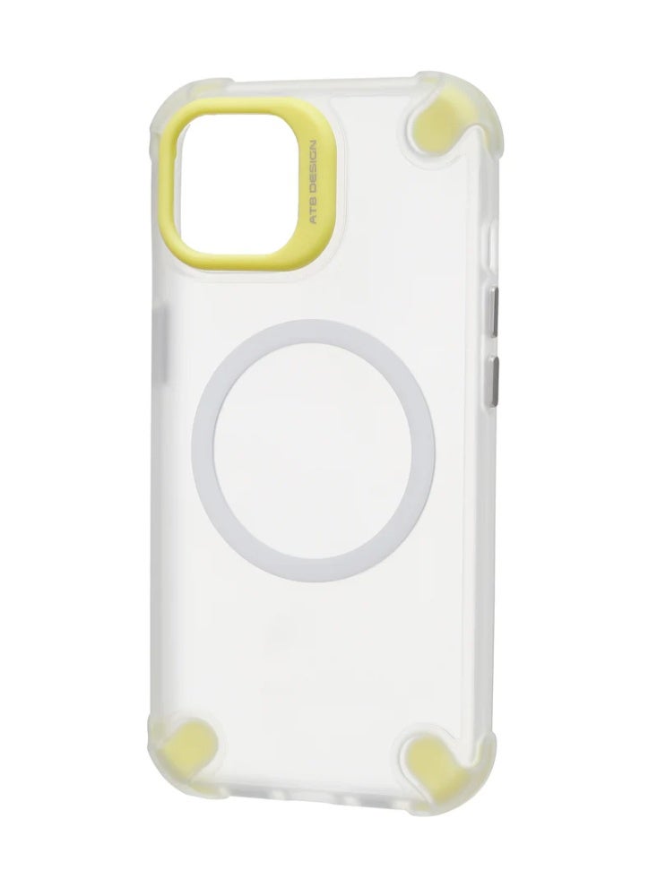 اي تي بي غطاء ATB Switch 5 في 1 متوافق مع MagSafe لهاتف iPhone 15 Pro – غطاء حماية مغناطيسي هجين مزود بـ 5 ألوان قابلة للتبديل وشحن لاسلكي سريع - Image 3