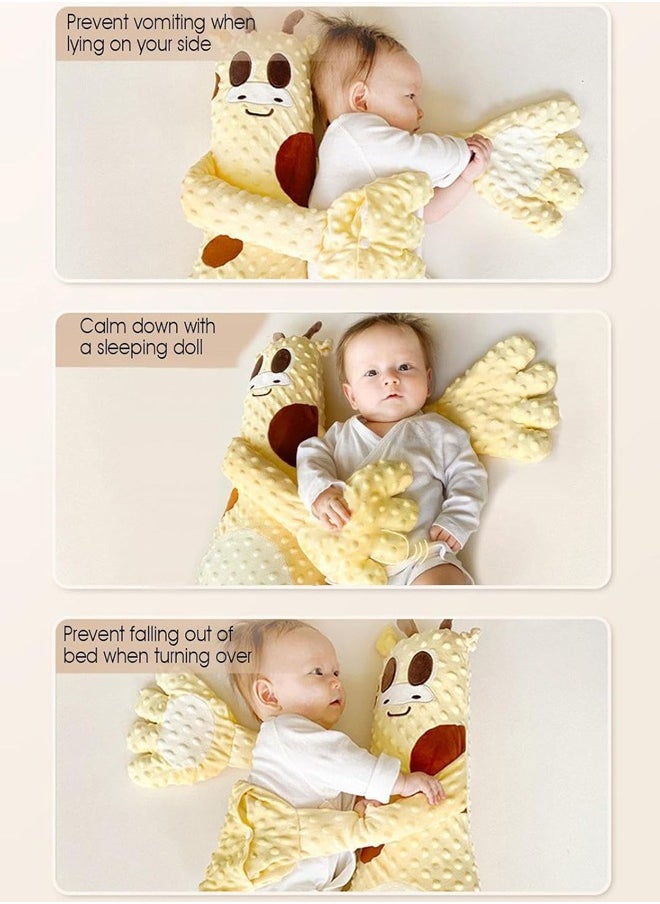 Super ZYouth Electric Baby Soothing Palm with Remote Control,  Anti-Startle Toddler Sleep Pillow with Cute Giraffe Design for Newborns, Yellow  - Image 2