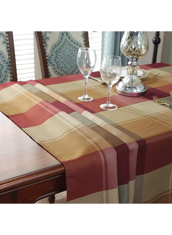 SASTYBALE Rectangle Tablecloth 60 x 120 Inch Checkered Table Cloths Spillproof Anti-Shrink Soft and Wrinkle Resistant Decorative Fabric Table Cover for Kitchen Dinning Tabletop Outdoor(Rectangle/Oblong,Red) - Image 5