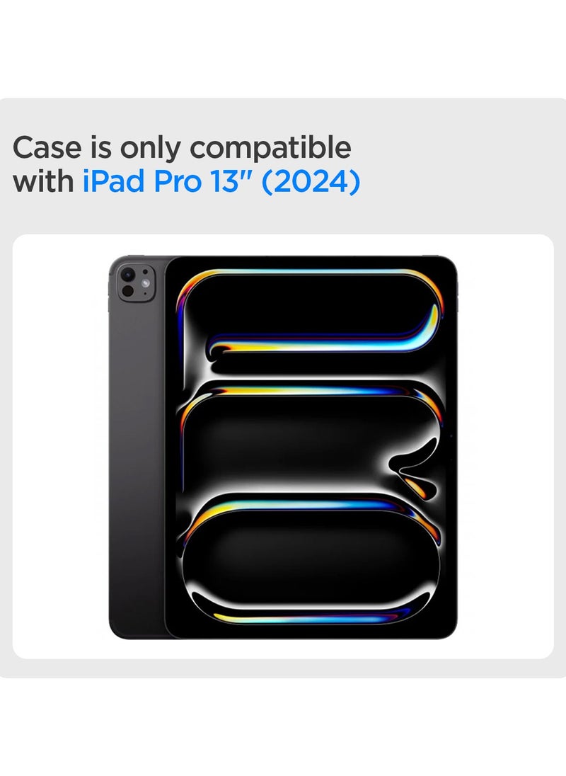 Spigen Air Skin Pro OneTap for iPad Pro 13 inch Case (2024) M4 Magnetic Folio Full Cover, Clear Transparent Back with Built-in Magnets, Multiple Viewing Angles - Gray  - Image 2