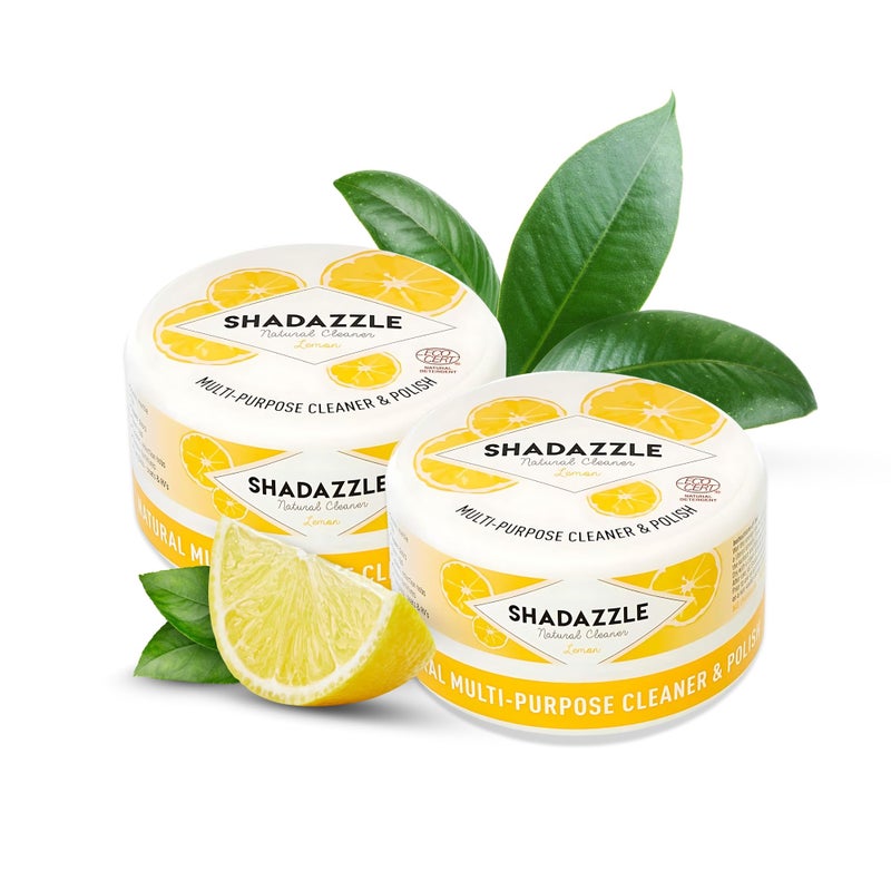 Shadazzle Natural All Purpose Cleaner and Polish â€“ Eco friendly Multi-purpose Cleaning Product (2 Packs, Lemon) - Image 1
