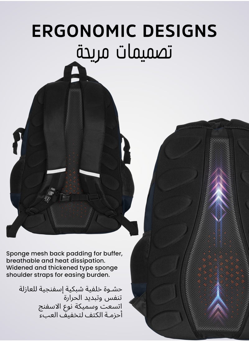 PARAJOHN Ergonomic Decompression Backpack - Dark Navy  - Image 3