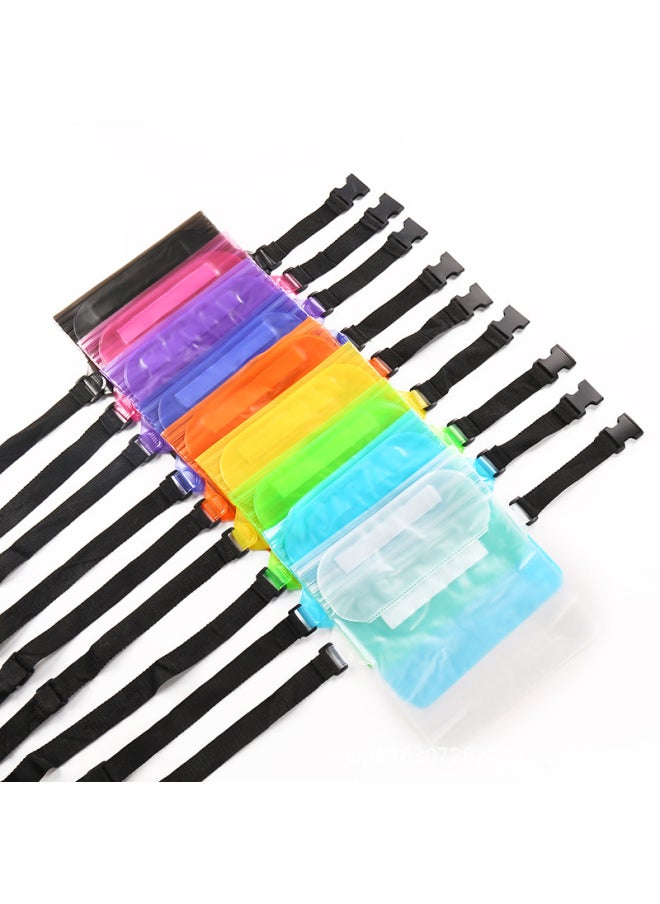 Generic - Can Be A Generation Of Large-capacity Waist Satchel Swimming Wallet Swimming Drifting Three-layer Sealed Waterproof Waist Bag-Color:Mixed - Image 1