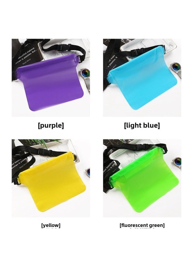 Generic - Can Be A Generation Of Large-capacity Waist Satchel Swimming Wallet Swimming Drifting Three-layer Sealed Waterproof Waist Bag-Color:Mixed - Image 1