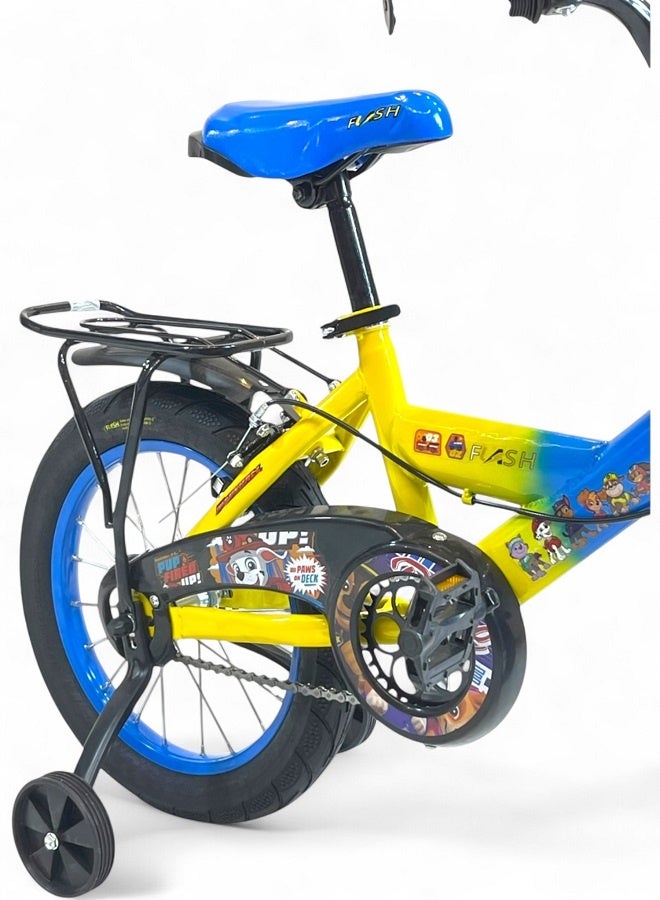 Flash children's bike with lights and sounds - blue - size 16 - from 5 to 8 years - official agent in Egypt, product GTG TOYS - Image 3